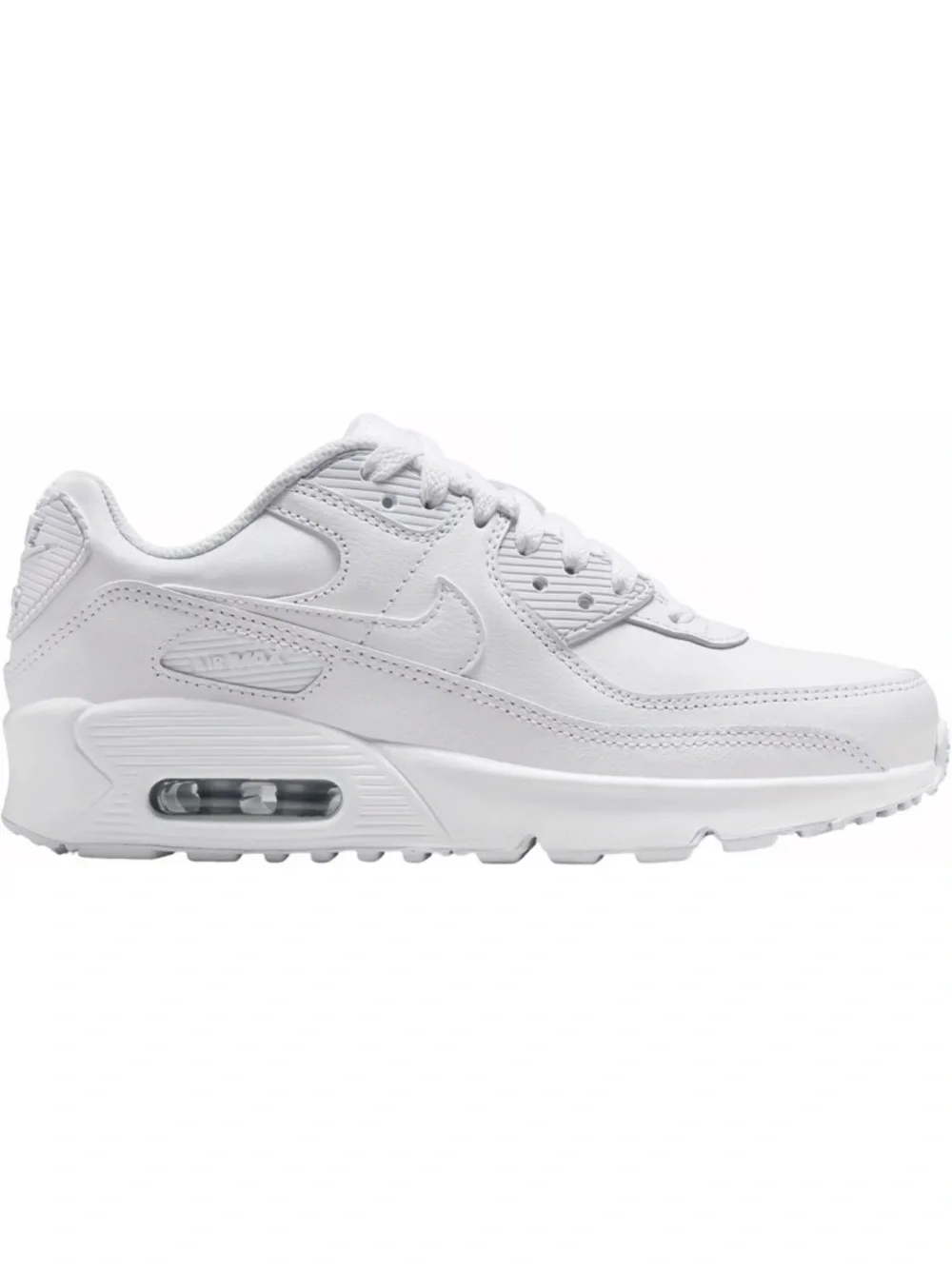 Nike Air Max 90 LTR White Sneakers - Women’s Size 6.5 - Picture 3 of 11